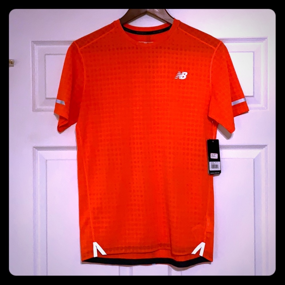 New Balance Athletic B-Dry Tshirt - Orange